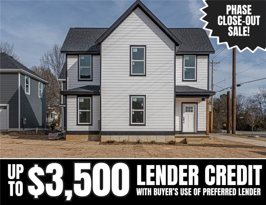 $3,500 LENDER CREDIT offered with buyer’s use of builder’s preferred lender - Use towards rate buydowns or closing costs! (OPEN HOUSES hosted @ MODEL HOME: 1015 N Laramie Heights) Welcome to Southern Woods! A Trailside Community at the base of Centennial Park 2022 Top Outdoor Facility Rating) Location offers access to miles of trails, greenspaces w/ paved pathways, & bicycle stalls, min away to shopping, food, I-49, & U of A campus! 3 BEDROOM PROW COTTAGE floor plan feat: a covered front porch w cedar post, open concept 1st floor w 9’ ceilings, half bath, LVP floors, & Lshaped kitchen w 3cm granite counters, tiled backsplash, center island w sink, stainless steel appliances! Main floor primary bedrm w/ ensuite bathrm! Upstairs 2 more Bedrms w private ensuites & laundry rm! Main floor back deck! POA $35/mo incl lawn mowing! Join this community in a premier location today!