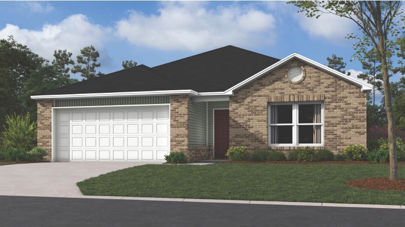 The Foster II plan is a delightful and inviting home design. Its curb appeal, characterized by the front porch and front yard landscaping, sets a welcoming tone from the moment you see it. This open-concept home offers a spacious living experience with its 3 bedrooms and 2 bathrooms. The kitchen is a highlight of the home, fully equipped with energy-efficient appliances. Learn more about this home today! *Photos are of similar model