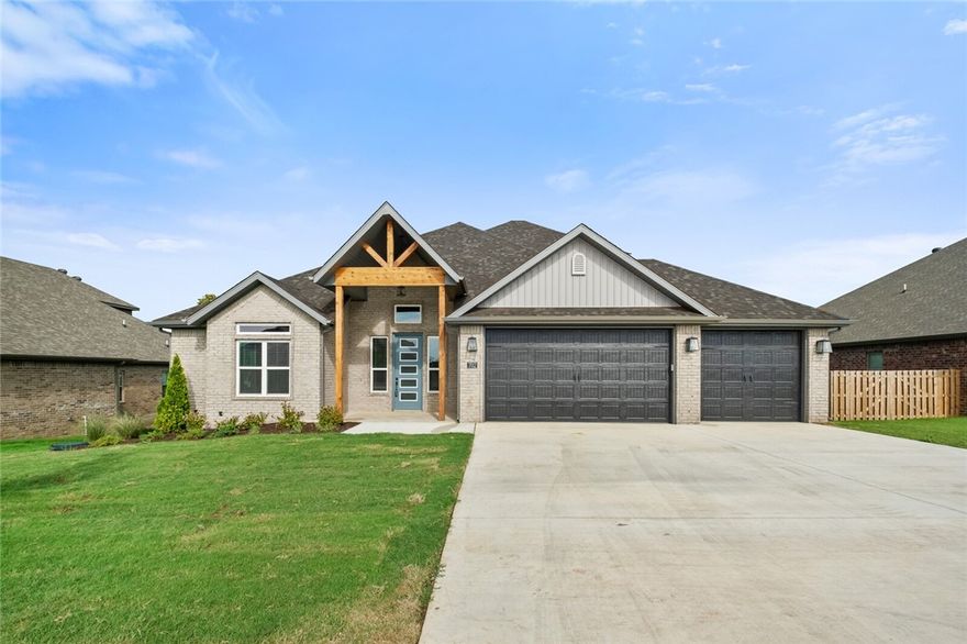 $10,000 seller paid closings costs or 2/1 buy down and $3,000 lender credit(With preferred lender). This 4 bed, 3.5 bath open floor plan has everything you would want in a home. It has wood floors, crown molding, and paint grade custom cabinets. Pictures are not of actual home, but similar plan and finish.