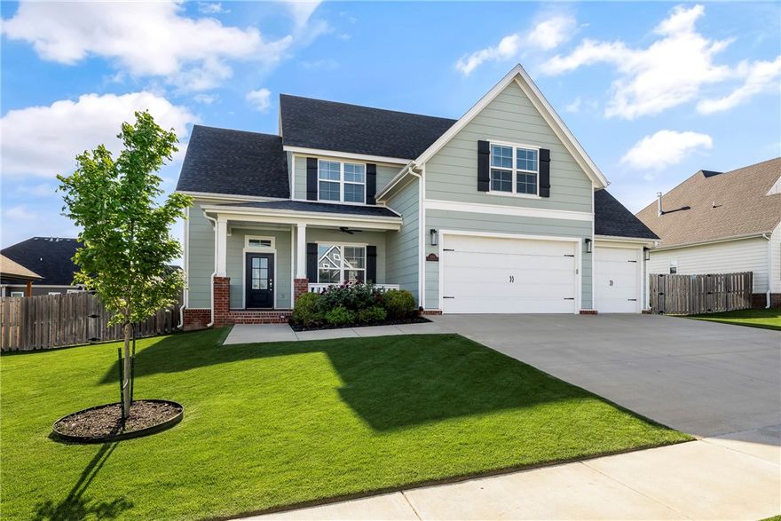 Welcome to this beautifully maintained home in the desirable Crescent View Subdivision centrally located near all that NWA has to offer. From shopping and dining to parks and schools, everything is just minutes away.
Enjoy an expansive two-story living room—one of the only homes in the neighborhood with this feature plus a second-story catwalk that adds openness and style. Natural light fills the home, creating a bright and welcoming atmosphere.
The layout offers a seamless flow ideal for everyday living or entertaining. 
Outside, the fully fenced backyard is complete with a sprinkler system (installed 2022). Both front and back yards have been sand leveled, seeded, and top-dressed for easy maintenance and a lush appearance. A trampoline is included, and newly added rock flowerbeds with hydrangeas and boxwoods add charm to the outdoor space.
This move-in-ready home stands out for its thoughtful updates, inviting layout, and prime location in one of Rogers’ most sought-after neighborhoods.