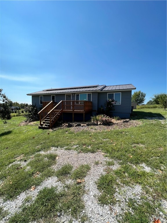 This enchanting 4 bedroom, 2 bathroom residence sits majestically on a generous 1-acre lot, offering you the perfect blend of space, comfort, and tranquility. Split floor plan with master bedroom away from other 3 bedrooms.