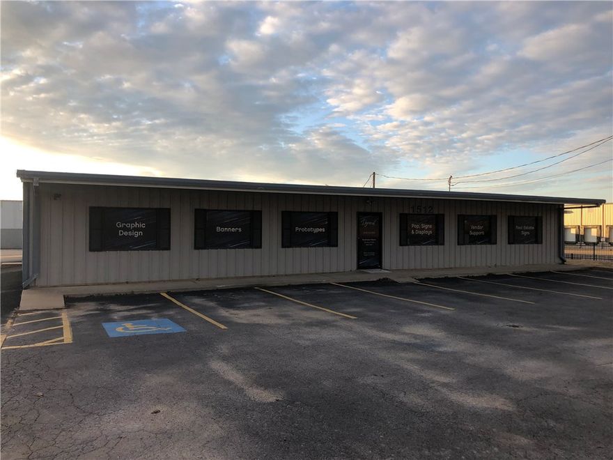 Excellent warehouse space available for sale near the downtown Rogers area. This space is equipped with 3 phase power, 100% heated and cooled, 20 parking spaces, 2 roll up doors and one loading dock. Great location with frontage along 2nd St in Rogers, Ar. Easy access to the I 49 bypass and the Rogers Municipal airport.
