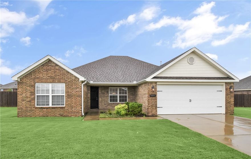 Welcome To Your Next Home! Beautiful 4 Bedroom In Quiet Neighborhood With Back Patio And Fully Fenced Backyard. Fridge And Washer/Dryer Included. Easy To Maintain Wood Look And Tile Flooring Throughout. No Carpet! Granite Currently Being Installed In Kitchen. Bar Seating Plus Eat-in Dining. Plentiful Cabinets And Pantry Area. Master Suite w/ Tub, Step-in Shower, Walk-in Closet. Split Floorplan. Background And Credit Check Required. No Pets.