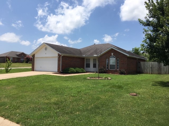 Amazing starter home on a corner lot!! This gem is move-in ready & has been professionally painted throughout, including the garage. Carpets look brand new after being professionally cleaned. Home comes with a brand new range & microwave! Nice size eat-in kitchen with a separate laundry room. Master bedroom has a tray ceiling, his & hers closets, and a master bath with an over-sized, stand-up shower. The fenced in corner lot has a private feel & the work bench in the garage conveys. HVAC unit was serviced in June 2019.