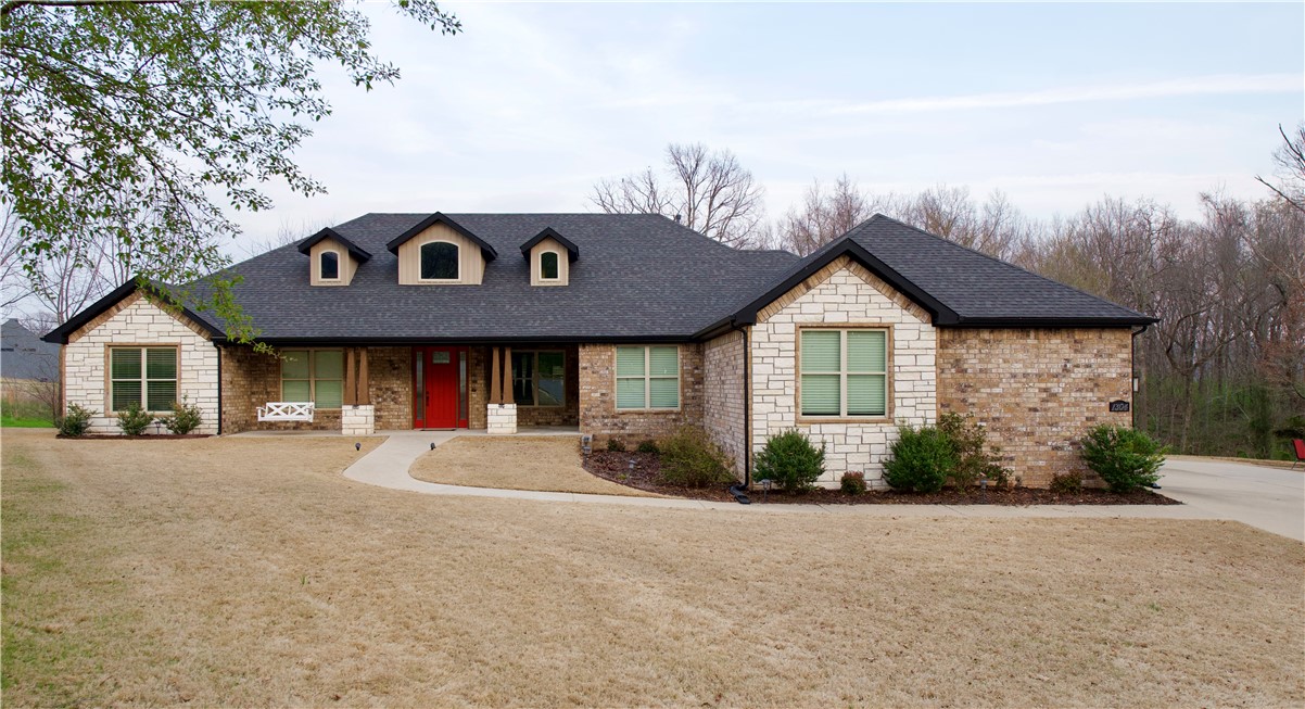 Custom built, one-owner craftsman style home nestled on apprx 1 acre of Arkansas hardwoods & nature providing great privacy at the very end of the cul-de-sac street. Located in one of the most desirable subdivisions in the Bentonville School District !
Rare - 4 Bedroom, Plus Office/Flex Room & 3 Full Bath. This home has a very functional & open floor-plan custom built to Entertain! Huge Mst Closet opens to mudroom. Expansive Kitchen w/ 9'x5' island/bar that includes Gas cooktop, vegetable sink & storage throughout. The ability to prep & party is a chefās dream. Large walk-in pantry confirms this home is ready to host the next family or friend event. Massive 3 Car Garage. Your big SUV and toys will fix with room to spare. Large/open Living Room with $5K wood fireplace can heat the entire home. Backyard borders an abundance of hardwoods providing cool shade in the summer and complete privacy year-round.
Last 6 months, comps in neighborhood average $214 per sq ft., with a recent high of $228 sq ft.