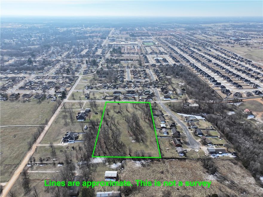 Pea Ridge Arkansas 5 +/- acres that could be developed into your dream. The property is flat and very accessible. Minutes from Pea Ridge High School. Seller will not sell individual parcels. This 5 acre offering is made up of 3 parcels. 3 Phase electric on site.