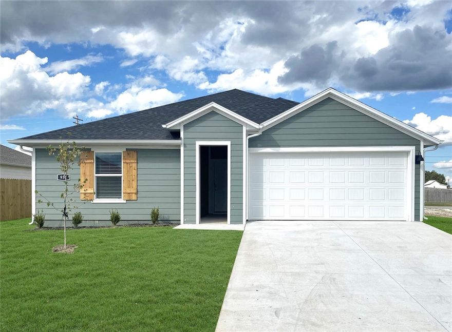 Beautiful Bryant plan in Selah Meadows, our newest home community situated in the heart of Prairie Grove.  Each home in Selah Meadows is meticulously crafted with attention to detail, creating a space that feels both luxurious and welcoming.  From the moment you walk through the door, you'll be greeted by modern features and spacious layouts that cater to every lifestyle. Our homes boast premium finishes and thoughtful designs, ensuring that you'll be stepping inside your own personal oasis. These homes will be complete with LVP flooring throughout, wood shelving in all closets, pantry and utility room.  Kitchen will have granite counters, 36-inch cabinets, stainless steel appliances! Ceiling fan in Living room and Bedroom One.  Bedroom one bath will have granite kitchen counters, double sinks, and a walk-in shower. Home will have a Garage Door Opener, and a Landscape package. Home will have Beautiful 4 Sides Hardie Siding®.