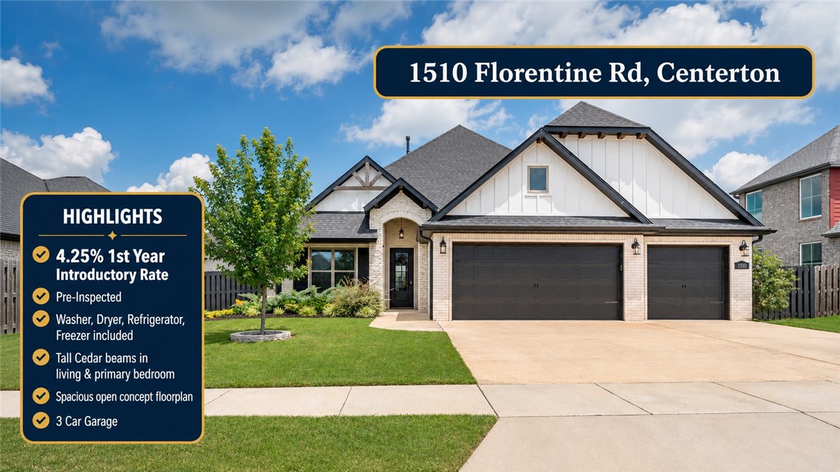 Photo 1 of 55 — 1510 Florentine Road, Centerton, AR 72719