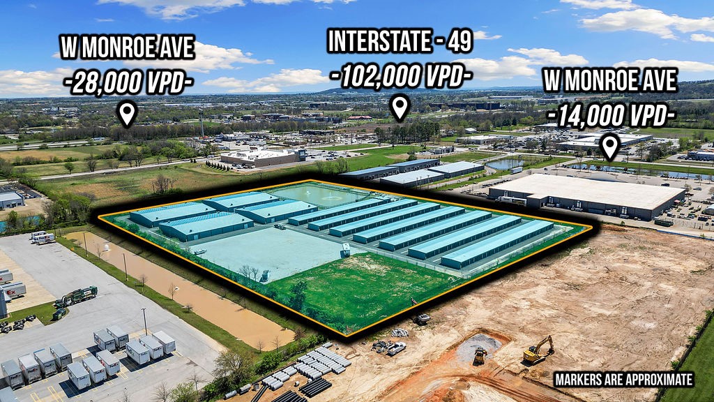 Opportunity to own Self Storage Facility. The property includes 348 Climate Controlled Units, 343 Dry Units and 75 RV/Trailer spots. 200 Townhomes will also be build adjacent to this property for a built in customer base. Easy access to I-49 and centrally located to reach all of NWA. This is an amazing location with great traffic!