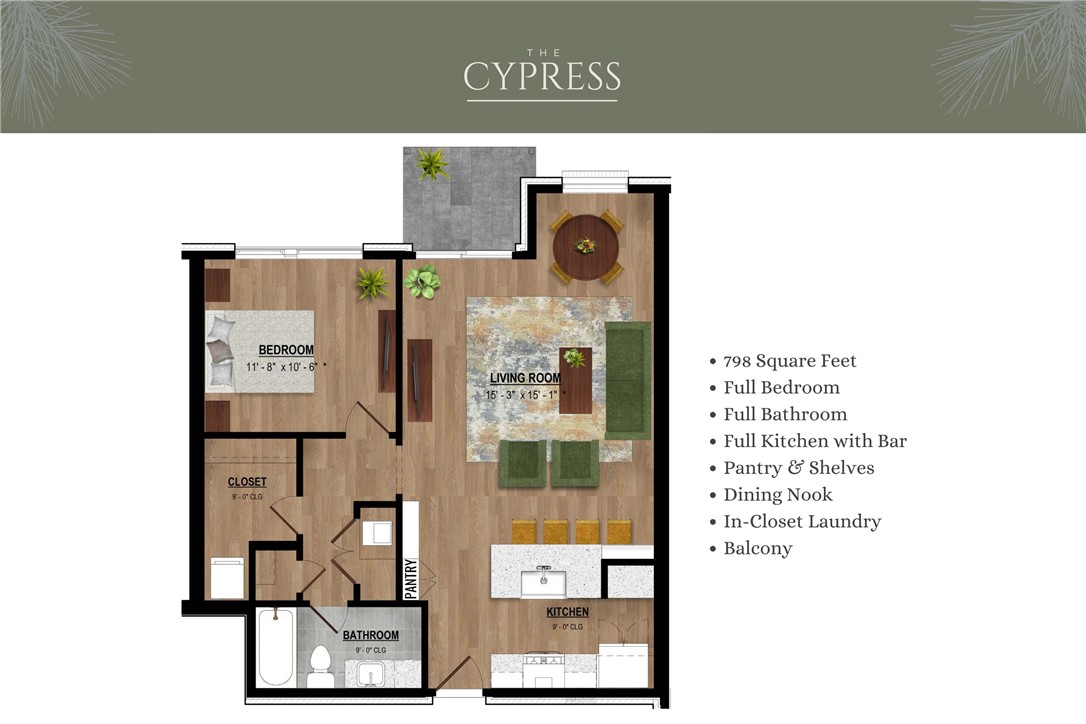 SOLD BEFORE PRINT. The Cypress floor plan is an evergreen escape from the hectic hustle and bustle. This one bedroom, one bath plan offers a modern open-concept design, with style and function. Leave your cares behind and come home to this refreshing, cozy space!
Medlin Park offers exceptional on-site amenities: a clubhouse with cafƩ area, refreshing pool, dog park, scenic fishing pond, and pickleball courts. Ideally located in southeast Bentonville, with easy access from I-49, residents have direct access to the Greenway for walking & biking. Close to major employers like Northwest Medical and the new Walmart campus, as well as nearby attractions like Horsebarn Park, The Momentary, and downtown shopping and dining. Medlin Park combines convenience and lifestyle in a vibrant community!