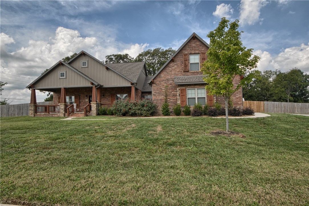 Immaculate custom craftsman home with a large front porch to watch the sunrise with your morning coffee. Features 5 bedrooms, 3.5 baths, Hand-scraped hardwoods, & over the top trim!! Eat in kitchen w/stainless appliances, wall oven, incredible granite counters, glass subway tile backsplash and a farmhouse sink. Master suite with his/her walk-in closets, double vanities, tiled walk-in shower, and whirlpool bath. Private covered back patio, 3 car garage w/in ground storm shelter, and a fenced backāāāāāāāāāāāāāāāāāāāāāāāāāāāāāāāā yard!