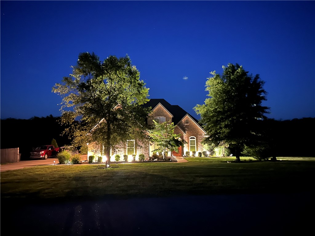 GRAND VALLEY STABLES SD! This 3700 HSF Craftsman home is set on a sprawling 1.55 acre lot. New 21.5x26 Trex Composite deck with durability & zero maintenance. Covered patio has a built in gas fireplace, TV hookup, ceiling fans, can lighting. Ground level has a 13x38 area of pavers and built in firepit. Lush landscape with new irrigation valve for sprinkler. All these are designed to enhance the outdoor experience for any # of guests. Inside features new paint on main level and all baths a large chefs kitchen with a gas countertop stove, under-counter lighting, built in ice machine, trash compactor, granite countertops with elevated bar seating, eat in kitchen. The kitchen is open to this large family hearth room with built in fireplace w mantel trimmed in crown molding. Formal dinning with crown molding, opening into formal living room both with rich wood-flooring. High-end carpeted stairs lead to 3 bedrooms & large Bonus room with new LVP and 2 full baths. New Central Vac
