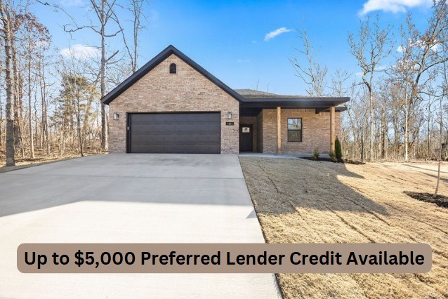 Up to $5,000 Preferred Lender Credit Available! Nice sized lot on a quiet circle street. Super location! An easy 1/2 mile ride to hop on Tunnel Vision mtb Trail. 2 minutes to a Little Sugar Trailhead. 2 minutes to ScotsdaleĀ GolfĀ Course on a cart. 5 minutes to dog park. 6 min to Lakepoint RestaurantĀ and Marina on Loch Lomond.Ā Home's interior features an open layout with a large granite island, stainless steel appliances, and a pantry. LVP flooring throughout. Dedicated laundry room. Hot Water recirculation system. Builder offers a TWO YEAR warranty.Ā Come enjoy Bella Vista and all of its beautiful amenities in this NEW home.Ā *All photos - interior and exterior - are of a previous home by the builder with the same layout and similar finishes. *3rd room to be considered an office/study or other non-sleeping room. This lot is and will be deeded as a 2-bed septic. Acknowledgment of this fact to be submitted with offer. *Agent Owned*