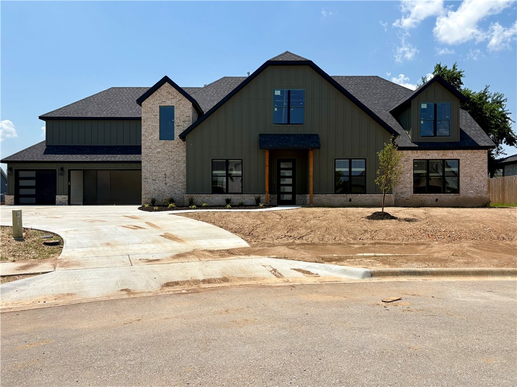 Welcome to Sky Valley, a community in the heart of Rogers, Arkansas, Perfectly positioned near popular attractions like the Walmart AMP, Pinnacle Hills Promenade, and a wide selection of restaurants, this neighborhood offers the perfect balance of peaceful living with easy access to everything you need.The Maverick Plan, offers 3,486 square feet of well-designed living space, featuring four bedrooms and three and a half bathrooms. From the moment you step inside, you're greeted by high ceilings and an open, airy floor plan that seamlessly connects the living, dining, and kitchen areas — ideal for both everyday life and entertaining.On the main level, you'll find a dedicated home office and a spacious primary suite with a luxurious bathroom and direct access to the utility room.Upstairs, there are three additional bedrooms. One includes a private en-suite bath, while the other two share a bathroom. Additional highlights of the home include a three-car garage with plenty of room for storage, and a covered back patio.