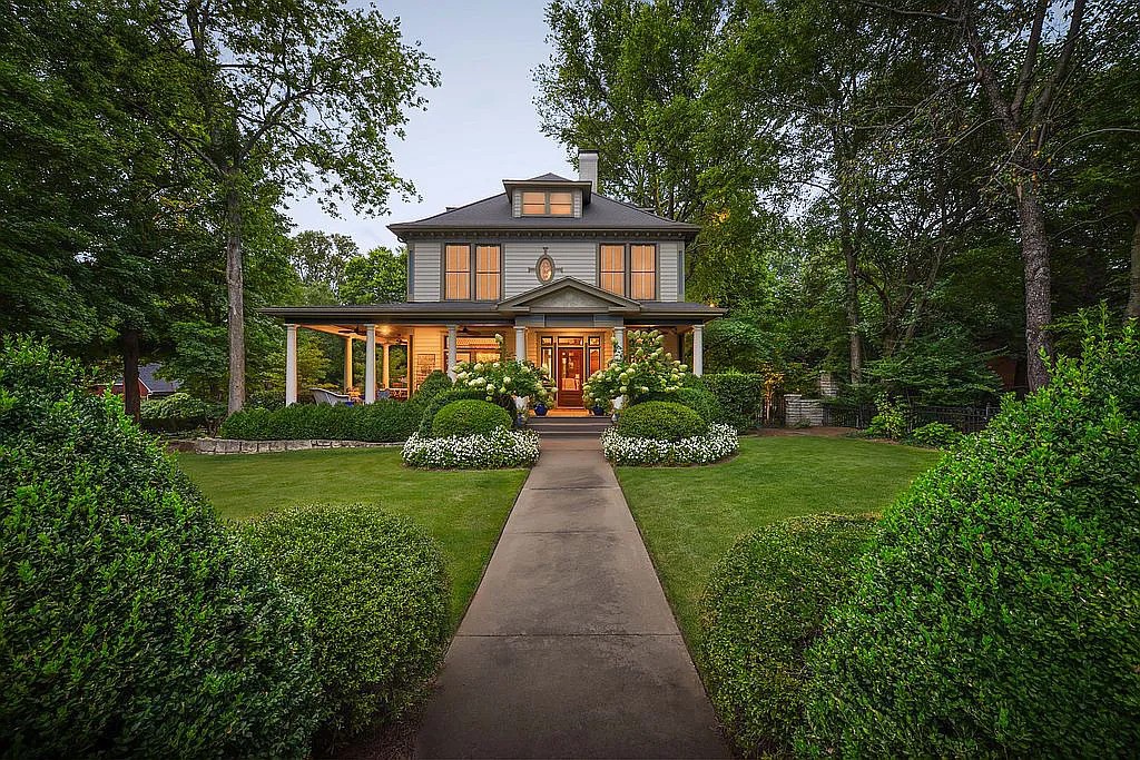 Are you a discerning buyer seeking a spectacular home in the heart of the historic district? This home presents a rare opportunity to own a piece of history w/beautiful, original woodwork yet updated features in this renovated home. FDR has original pocket doors. FLR w/FP & built-in bookcases. Chefās kitchen includes Viking double oven range, Subzero refrigerator, built-in icemaker, Carrera marble counter tops. Den & casual dining are open to kitchen & overlook gorgeous, heated salt-water pool w/adjacent pool pavilion. Upper 2 levels feature 5 BR, 4 BA, playroom, & workout room. All BR have large closets. Primary BR has spacious walk-in closet/dressing area w/2 chest of drawers & center console. 2 half BA on 1st floor. Home was built in 1913 but remodeled in 2008. The pool/pavilion added in 2018. Including irrigation. Also, hot tub & cobalt blue fountain convey. 2 laundry rooms ā 1st floor has 2nd DW & refrigerator for entertaining. Pavilion has FP, TV, gas grill, 3 refrigerated drawers & radiant heaters.