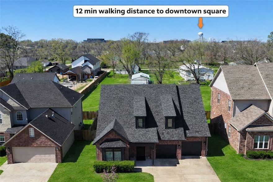 Gorgeous home in an exceptional Bentonville location! This beautifully maintained 4-bedroom, 3-bath home offers elegance, comfort, and incredible access to everything the city has to offer. Kitchen showcases stained, high-detail cabinetry, quartz countertops, and stainless steel appliances, perfect for everyday living and entertaining. Major improvements provide peace of mind, including new A/C units and furnaces installed in 2020, and a new roof in 2023. Approximately five years ago, the kitchen and bathrooms were remodeled, and the first floor received new hardwood flooring. New windows installed two years ago, a deck for outdoor enjoyment, and fresh exterior paint completed this year. Situated on a quiet cul-de-sac in a desirable subdivision, this home offers an unbeatable lifestyle location. Enjoy being just minutes from Downtown Bentonville Square, The Momentary, and only 1 mile from the new Walmart Home Office. The Razorback Greenway, mountain bike trails, restaurants, parks, and entertainment are all nearby.