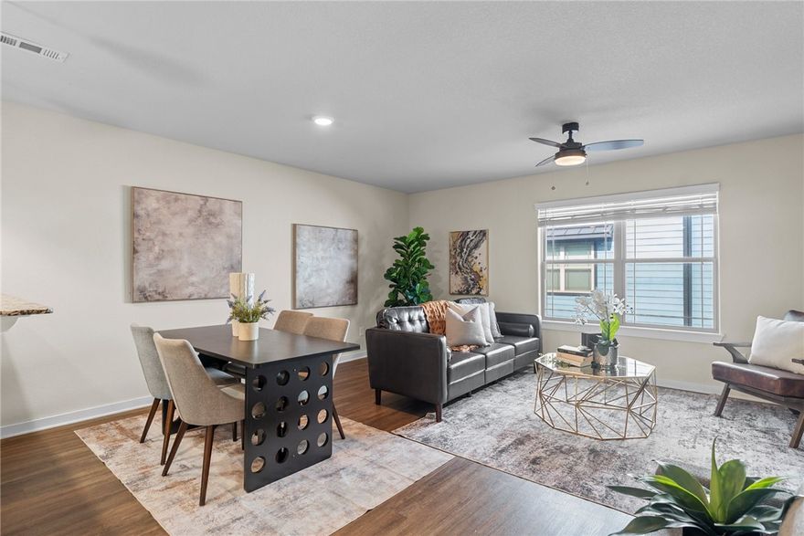 This centrally located, beautiful townhome, is just minutes away from the University of Arkansas, coffee shops, restaurants, shopping and the interstate.  Perfectly maintained, light and bright and move in ready! This townhouse features a spacious upgraded kitchen with lots of cabinetry, granite countertops, ample counter space for cooking and a pantry.  Great views and lots of nooks for studying and enjoying time with friends.  Great layout.  This unit is perfect for college students, young professionals, families, investors or anyone looking for a great location!  Come and see it today.  You will be glad you did!