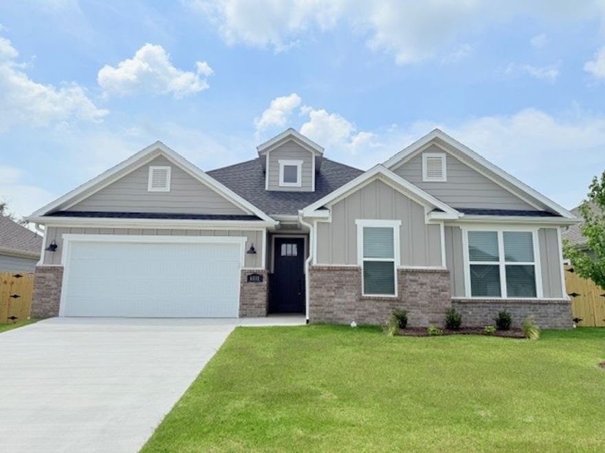 NEW CONSTRUCTION - 4 bedrooms 2 full baths - Open concept kitchen/living room - All kitchen appliances with gas range and refrigerator - Large primary suite with tiled shower and double sinks - LVP flooring with luxury carpet in all guest bedrooms - 2 guest bedrooms on down and 1 extra-large bedroom upstairs - Covered patio and privacy fenced backyard - Pets negotiable