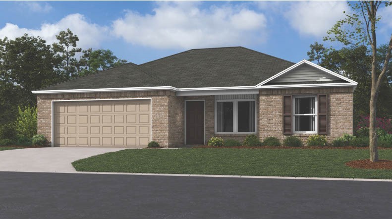 The beautiful Coleman plan is full of curb appeal with its welcoming covered front porch and front yard landscaping. Featuring 3 bedrooms and 2 bathrooms, the Coleman plan offers a practical and comfortable living space. Multiple bedrooms provide flexibility for your family, guests, or even a home office. The large living room allows for a spacious area for relaxation, entertainment, and family gatherings. Learn more about this home today! *Photos are of similar model.