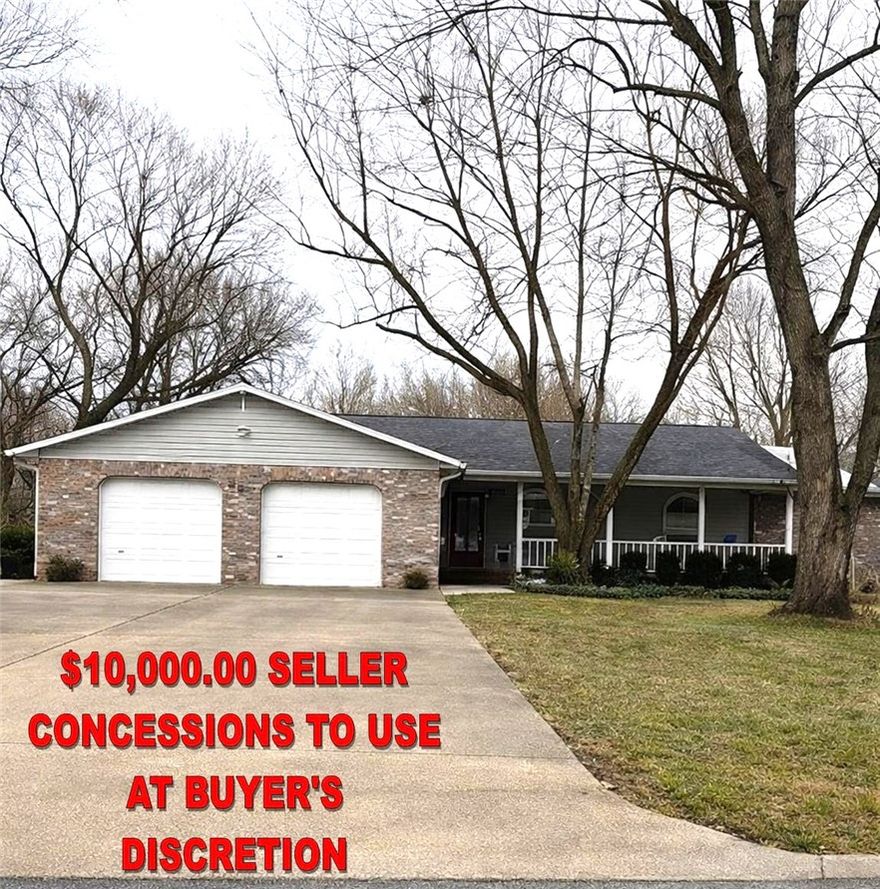 Buyer incentives. One owner well-maintained home offers a rare blend of comfort, charm, and room to grow-inside and out. Some updates done, including a new privacy fence (2023) and a new HVAC system and hot water heater (2022), making this home move-in ready. Gas furnace and a wood-burning fireplace provide warmth even during power outages-perfect for Arkansas winters. Inside, you'll find an expansive kitchen and living area ideal for gathering, along with a dedicated office space that's perfect for remote work, hobbies, or a reading nook. Step outside to relax on the large front porch or unwind on the screened-in back patio overlooking the large backyard. The double lot is a  standout feature-with plenty of room for a vegetable garden, a future shop or expansion possibilities. Whether you dream of homegrown tomatoes or simply wide-open space to enjoy, this yard delivers. Full of extras, space, and potential.