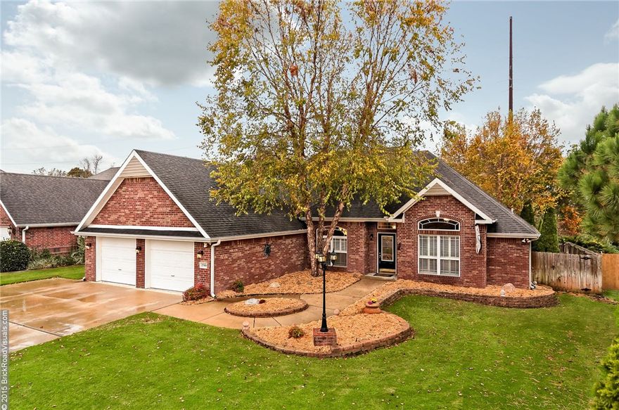 Sitting on a large, private lot, this Parade of Homes winner pulls all the stops! It features lots of high end finishes and amenities, including plantation shutters, BOSE surround sound, vaulted ceilings, and extensive crown molding. The kitchen is every home chef's dream, with granite tops, mosaic backsplash, custom cabinets, and butcher block island. Double oven, Dacor counter top range, and negotiable freezer & dual unit fridge round out the room. Extensive landscaping in the front and back. Must see!