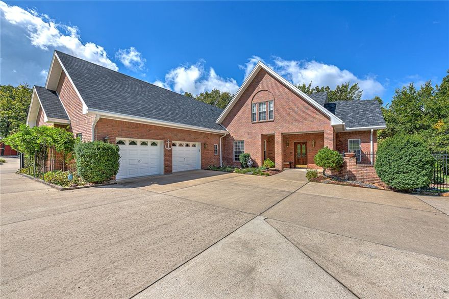 Nestled on over 6 acres, this estate offers a rare combination of privacy and sophistication. Boasting 3400sf of steel construction with a 121 MPH wind rating, this residence ensures storm safety and durability.A detached 1040 sf sister-building stands ready for your creative touch, providing endless possibilities. Enjoy the outdoors in the 3-seasons screened sunroom and cultivate your gardening passion in the greenhouse. Two 550 sf metal shops cater to hobbyists and RV enthusiasts alike. Enjoy 4 bdrms, each accompanied by its own private bathroom. Enjoy the new HVAC, a recently upgraded roof, and modern appliances. Other features include generator, induction cooktop, city water, zoned heating and air & reverse-osmosis water treatment system.
A recent appraisal justifies the original list price. First rights to purchase a Tri-toon boat with all accessories and secure a leased slip just 10 minutes away at Lost Bridge Marina.See attachments for all the wonderful updates you can find in this luxurious estate.