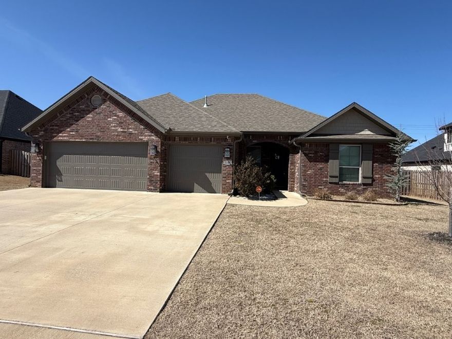This spacious home offers a wonderful layout with a split floor plan & open kitchen into the living room for entertaining that includes a formal dining area as well as an eat in location! Updated features throughout the home, plenty of closet storage, 2.5 bath, soaking tub in primary with walk in shower. You're within a short walk to the community pool and pavilion. Ready to move in!  Sold AS-IS, no repairs.