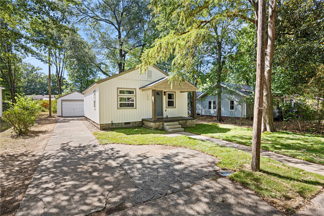If you have been searching for low maintenance, modern design and convenient location this is it!
Every inch of this home has been thoughtfully redesigned, inside and out! Featuring brand new electric, plumbing, drywall, paint, cabinets, flooring, windows, appliances and modern light fixtures, this home feels like new construction. The kitchen also showcases stylish cabinetry and a unique backsplash that adds the perfect touch of character.
The split floor plan offers privacy, with a spacious primary suite that includes two closets and a private en suite bathroom. Outside, the fresh board-and-batten siding, low-maintenance landscaping, brand new roof and newly spread grass seed in the backyard make curb appeal and outdoor enjoyment a breeze. There is also a detached garage perfect for parking a vehicle or could be used for storage.
From top to bottom, every single detail here is new, giving you peace of mind and a home that blends modern style with practical comfort.