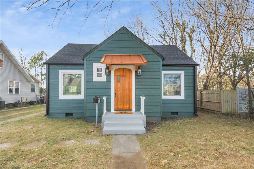 Welcome to one of downtown Springdale’s newest gems! Just steps from the energy of Emma Street and the Razorback Greenway, this fully remodeled home sits on a beautiful lot with its own driveway and a brand-new back deck—perfect for entertaining or relaxing outdoors. Inside, warm whites and inviting spaces create a cozy, move-in-ready feel. Enjoy new quartz countertops in the kitchen, dining, and bath, original refinished hardwood floors, and thoughtful added cabinetry in the dining, bath, and mudroom for extra storage. A garden shed tucked near a mature magnolia adds even more function outdoors. Fresh, charming, and full of character—this home is ready to welcome you.