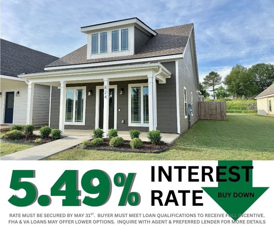 5.49% INTEREST RATE/BUY DOWN! Unbeatable location near Crystal Bridges Museum, the Alice Walton School of Medicine, Downtown Bentonville & Walmartās new campus. Enjoy a vibrant community with top-tier amenities, including a clubhouse, pool, pickleball court, dog park, yard maintenance & access to the countries top premier mountain biking trails. Faulkner floor plan boasts LVP flooring, crown molding, blinds, ample storage & quality throughout. Living room & dining area offer a seamless open floor plan, perfect for entertaining, with abundant natural light & smooth flow into the chefās kitchen. Chefās kitchen features 3cm granite countertops, Frigidaire stainless steel appliances, refrigerator, a pantry, tons of storage & abundant natural light. Spacious primary suite includes a perfect ensuite bathroom with walk-in tile shower, double sinks, & large walk-in closet. LVP throughout this house! Patio perfect for entertaining and fully fenced side yard! Oversized garage with ample storage. Staged home at 923 Heights.