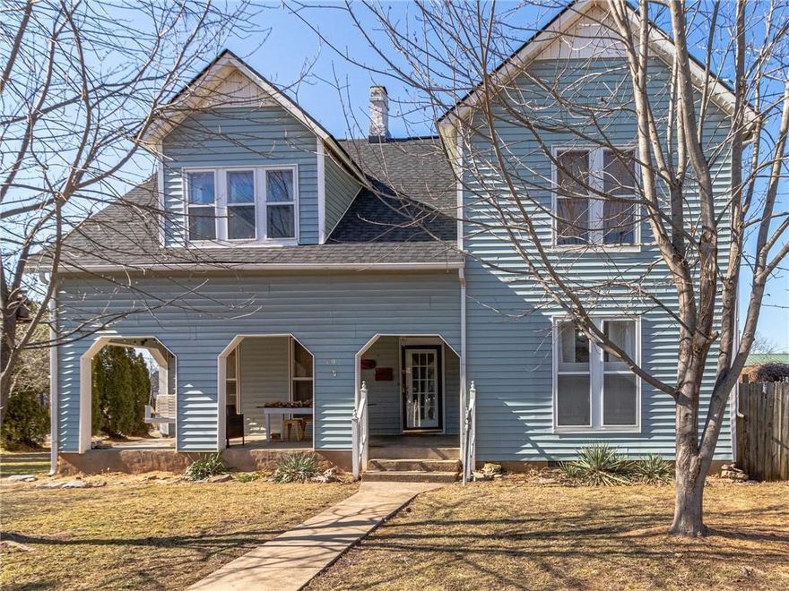 Welcome to 501 NW C Street, a rare gem nestled in the heart of Downtown Bentonville, Arkansas. This stunning Victorian farmhouse, offers timeless character, modern potential, and an unbeatable location. Situated on a spacious 0.33-acre corner lot, this property is zoned DN-2 and qualifies for up to three lots, making it a prime opportunity for investors, developers, or homeowners seeking flexibility and future value.

Boasting 5 bedrooms, 3 full bathrooms, and over 2,534 square feet of living space, the home features original hardwood floors, vintage architectural details, and a cozy fireplace. The detached garage and private in-ground pool add both convenience and luxury to this charming residence. Whether you envision restoring its historic beauty or reimagining the space for modern living, this property is sold “As Is” and ready for your vision.