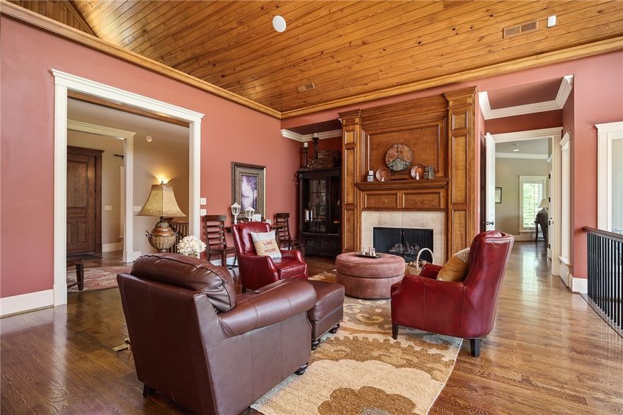 MAGNIFICENT ONE-OF-A-KIND-HOME ON BEAVER LAKE! 2008's Parade of Homes Best In Show, built by Striegler and Associates, is in the coveted gated community Estates of Lakeway! Spacious and open throughout, this immaculate lake house has it all: private dock with 2 boat slips, 2 jet ski slips, a swim platform and so much more! Enjoy the breathtaking views and natural light pouring in from the windows extending from lower level to the peak of the Great room's cathedral ceiling upstairs. Feel like you are sleeping high in the trees in the master bedroom with the 180 degree view. The salt water pool, hot tub, fireplace and fire pit allow you to enjoy the expansive outdoor living space year round. Enjoy the modern conveniences of high end appliances, the Control 4 system that the house runs on, and an elevator. Lower living quarters also offers a Sewing and craft room, Spa room, Theater room, and much more! Have to see this Amazing Estate to believe it!