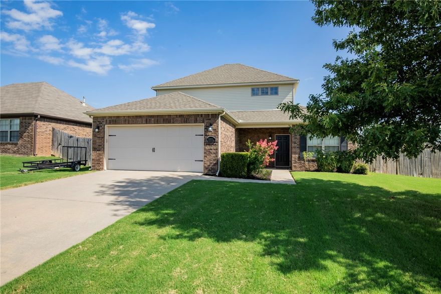 Welcome in to a thoughtfully designed home offering comfort, style, and functionality. Walking distance to schools and Mt Hebron Park. This home has 3 beds, 2.5 baths and bonus room, and a spacious open floor plan, this property is perfect for both everyday living and entertaining.All main living spaces are conveniently located on the main floor with beautiful hard-surface floors, a cozy gas fireplace, and a south-facing orientation that fills the home with natural light. The eat-in kitchen seats up to six and includes a bar-height counter for casual dining. A true office or dining room provides flexibility to suit your needs, while the smart flow from the garage into the utility room adds everyday convenience. The primary ensuite boasts a large walk-in closet for ample storage, while upstairs you’ll find two additional bedrooms, a full bath, and a generous bonus room with carpet for comfort. Relaxing outdoor oasis, complete with lovely natural light ideal for plants, flowers, or raised garden beds.  Welcome HOME!