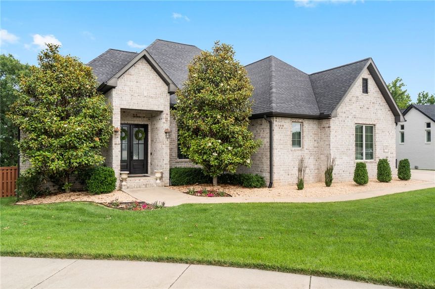 Your dream home awaits! Step into the expansive open floor plan, with 20-ft vaulted ceilings in the living room and large windows that frame beautiful views of the private backyard and wooded ravine. An upstairs deck overlooks the backyard and features a wood ceiling and built-in heater, offering a cozy retreat. The spacious primary suite is complete with a luxurious bathroom including an oversized walk-in shower. Downstairs, you will discover a state-of-the-art media room, an additional living area and kitchen, 2 bedrooms with a connected bathroom, and a built-out storage space currently utilized as a gym. The downstairs entertainment space has access to the covered patio complete with a grill area and leads to the pool, making indoor-outdoor living a breeze. Additional features of the home include a 3-car garage, a premium sound system with speakers throughout, and a large office on the main level. This stunning custom-built home is truly remarkable, all nestled within the desirable Oak Tree Subdivision.