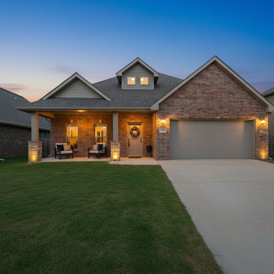 Priced to sell! What a great floor plan! With three bedrooms and two and a half bathrooms, this beautiful home offers two family rooms (one upstairs and one downstairs), a spacious walk-in pantry, and a pocket office. Laundry room is directly accessible to the master closet. The back patio has been extended to run the entire width of the home, providing multiple outdoor entertainment options. This home has been well loved and maintained and still feels new...come see for yourself! Refrigerator, washer and dryer will convey with property. Furniture is negotiable.