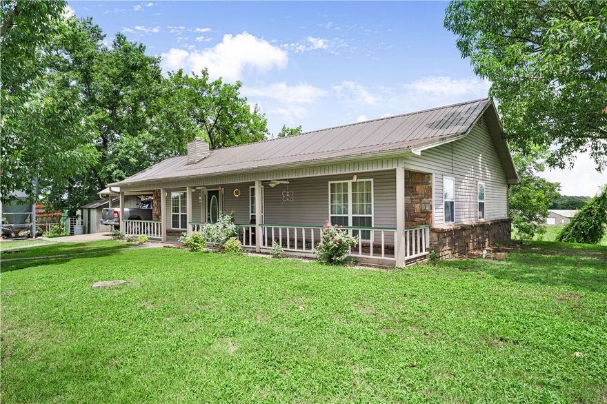 (1,344?sq?ft) 
Ranch-style home built in 2000 with a cozy, open layout.
2 bedrooms and 2 full baths for comfortable country living
Equestrian & Livestock Facilities
Enormous 80×100?ft covered riding arena, complete with office and restroom – ideal for training or events 
40×70 hay barn and cattle barn with working pens and,  
3-acre trap, feed bin, cross-fencing throughout; setup supports serious cattle or horse operations
Rolling, level terrain with wooded areas and over a mile of Sixmile Creek frontage.
Multiple ponds provide water sources river-bottom soils, perfect for grazing and hay production—truly a cattleman’s paradise 
Quiet, rural setting in Logan County with convenient access via  I-40 
Just minutes from Paris (7?mi), Ozark (15?mi), and Fort Smith (35?mi)—close to major cattle auctions.
This is more than just a farm—it’s a full-scale equine/cattle operation.  Whether you're raising cattle, training horses, or simply enjoying rural life, this property checks every box.