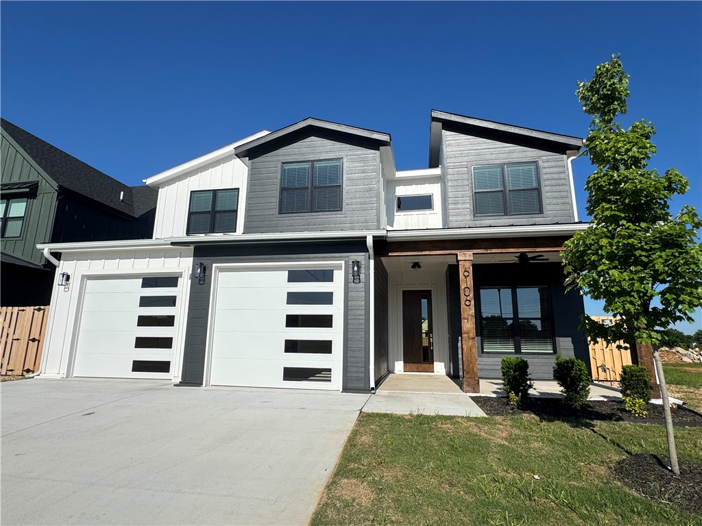 Modern new construction home in SW Rogers! Located in the new Meadow Brook Subdivision, this home has it all and is close to everything! This home has 4 bedrooms, 3.5 bathrooms, study, and two car garage. Open concept with kitchen being open to living room. Kitchen is equipped with gas cooktop, built-in oven, microwave, pantry, and dining area. Primary suite includes soaking tub, walk-in shower, large vanity with dual sinks, and huge closet. Upstairs has bedrooms 2-4 with one bedroom having a private full bathroom and another full bathroom for the other two rooms. Located just steps to the Razorback Greenway Trail, minutes to shopping, dining, entertainment, and much more!