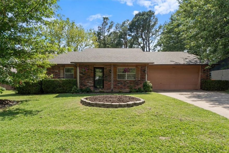 Welcome to 4204 Miller Drive in Springdale, AR—a charming all-brick, ranch-style home that blends comfort, convenience, and thoughtful updates, including brand-new carpet. This 1,898 sq ft single-level residence offers 3 spacious bedrooms, 2 full bathrooms, and an open-concept layout designed for modern living. Inside, you’ll find luxury vinyl plank flooring, granite countertops, and a well-equipped kitchen ideal for both everyday meals and entertaining. A cozy fireplace anchors the main living area, while the four-seasons sunroom—with its own heating and cooling system plus blackout cordless shades for energy efficiency—offers the perfect spot to relax year-round. Additional features include a laundry room with W/D hookups, ceiling fans, a formal dining room, and plenty of storage with walk-in closets and attic access. Outside, a fully fenced backyard with a spacious patio is perfect for gatherings or gardening. With a brand-new roof and gutters, this home delivers peace of mind and lasting value.