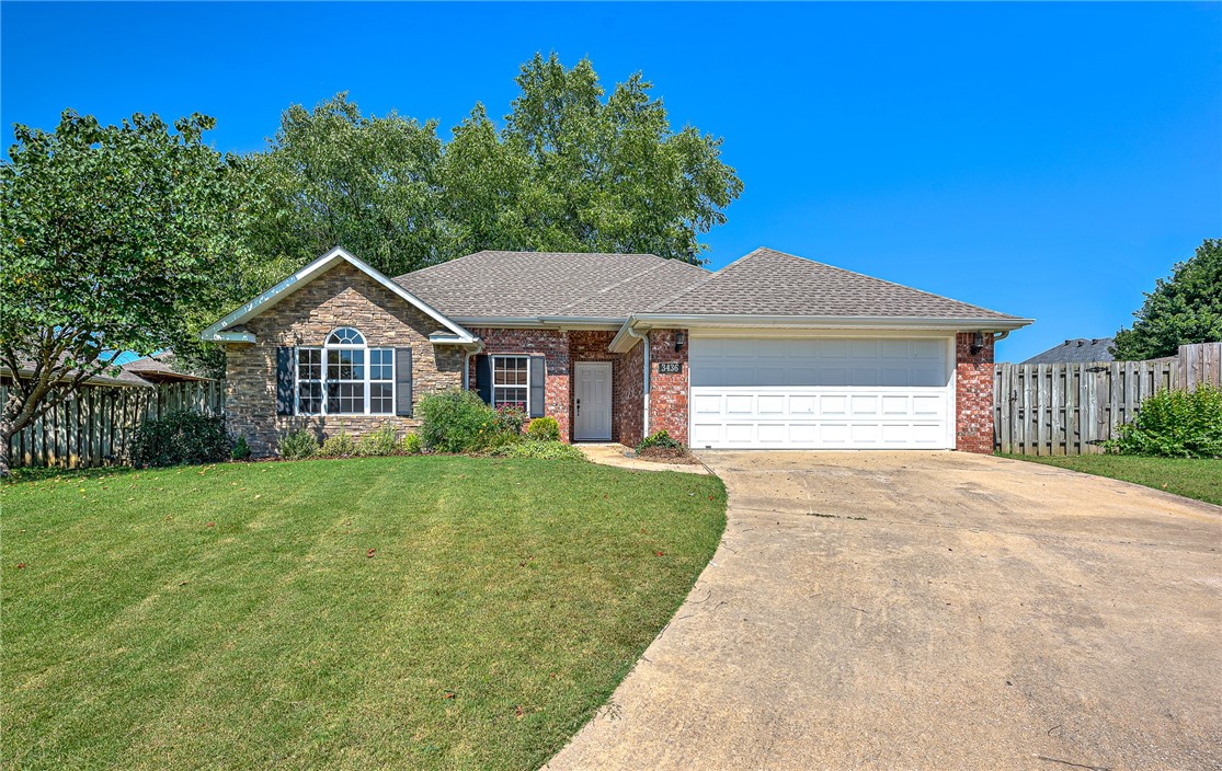 Phenomenal Location. This move-in ready home is located in a subdivision on the Lake Fayetteville trail and only 2 miles from the Tyson World Headquarters. It has a large open floorpan, stainless steel appliances, gas fireplace, and a fully fenced backyard with nice mature shade trees. It has been freshly painted and the roof is only 2 years old. It's hard to find a house this nice at this price point in NWA. Schedule a showing today!