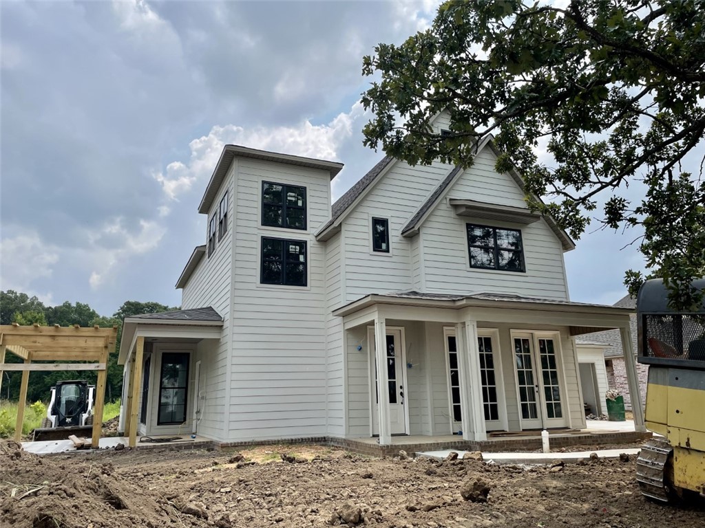 Come see this unique craftsman style home with open living area! The kitchen has a beautiful combination of white cabinets and built ins with a stained wood island and accents. The dining area opens to a pergola off the side of the house that will be great for grilling and entertaining! This house has a large walk-in pantry, and mudroom area. The master suite has a painted brick feature wall in the bedroom, spacious bathroom, and a large walk through closet with built-in’s that open to the laundry room. The upstairs has 2 bedrooms plus a media room with a jack-and-jill bathroom and beautiful sitting area surrounded by windows to light up the space. You will love this fan-favorite home in the Brooklands!
All finished selected and ordered. No changes to be made.