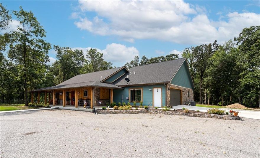 The home you always hope to find, custom build by the builder as his personal home. Great Location only begins to describe this exquisite property. Easy drive to XNA, Bentonville, Lowell and all NWA. Amenities list in Documents will help. Keyless entry to gate and home. Storm Shelter access from Master Bedroom, Screened in porch overlooking pool, great for morning coffee. Wrap around porch where there is always a breeze. Electric blind control in Kitchen, Quiet close cabinet doors and pull outs. Full house generator. Custom 60 x 40 drive-thru Shop with full bath including hot water, full shop generator, 50 amp RV service. Greenhouse and portable shed remain. Watch for more photos coming soon.