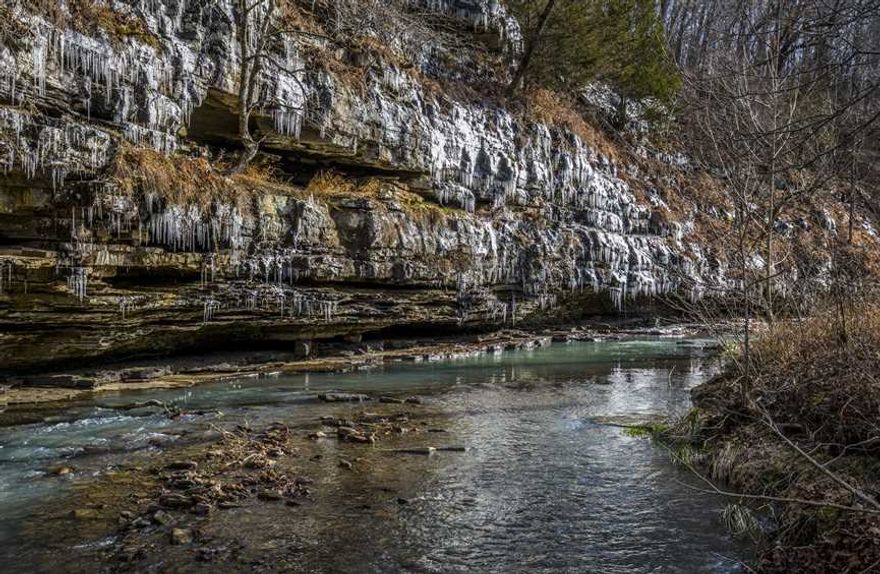 Located on the N side of the Bobby Hopper Tunnel, split by I49 with 234 ac on the W side & 517 ac on the E. Blackburn Creek gives a year round water supply for the deer, bear, and numerous small game. An established trail system will get you around the property. Property also offers several stocked ponds. As well as a 2 story cabin that has 600sqft of living space upstairs & 660sqft garage down. There is a 20x40 pavilion, covered grilling area, game hoist, and 20x80 pole barn fpr your recreational needs.