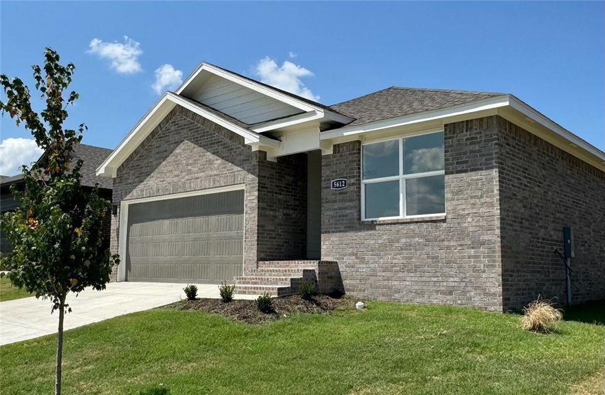 Knockout K1440  Plan in Habberton Ridge, one of our newest communities in Springdale!! It is close to the newly developed “C.L. and Willie George Park” which feature playgrounds, baseball fields, tennis courts, a dog park and walking trails. The kitchen features a beautiful island with gorgeous quartz kitchen countertops, stainless steel appliances and a pantry. Private primary bedroom includes en-suite with gorgeous quartz counter tops, double sinks and a walk-in shower. This home exterior will have 4 sides brick and LP Smart Siding. Covered patio and a landscape package. Garage Door opener! Tankless gas hot water heater! Taxes and Parcel number TBD.