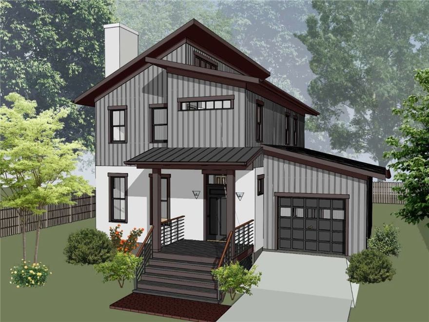 Welcome To Your Next Home! This Two-Level Modern Beauty Brings The Style And The Function—No Compromises Here. The Main Level Is All About Open Living, With A Modern Fireplace Setting The Vibe. You’ll Love The Kitchen—Custom Cabinets, 3CM Granite, Pantry, Under Cabinet Lighting, Tile Backsplash, Island With Seating, And Room To Dine And Host With Ease. There's Even A Handy Half Bath Tucked Just Behind The Kitchen. Wood Plank Floors Flow Through The Main Spaces, With Tile In Baths And Laundry And Comfy Carpet In The Bedrooms. Upstairs? The Primary Suite Hits Just Right—Walk-In Closet And Dual Vanity, And A Full Custom Shower That Brings The Spa Feel Home In The Primary Bath. Two More Bedrooms, A Full Bath, And Laundry Room Round Things Out. Covered Front Porch, Back Deck, And All The Possibilities—This One’s Just Getting Started, So Jump In Early And Make It All Yours.