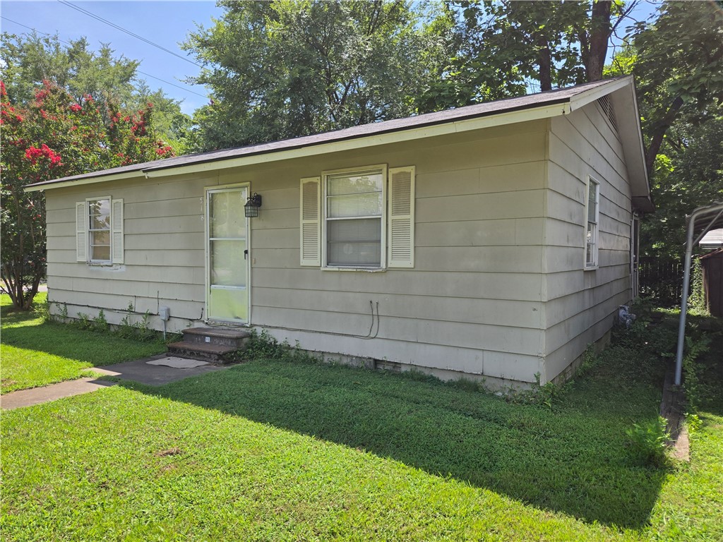 Cute little home that is located on a corner lot in the heart of Russellville. It is close to amenities like the grocery store, the fairgrounds, and the bank that you could essentially walk there. The roof and the hvac are only 5 years old. The property has a screened in porch on the back.