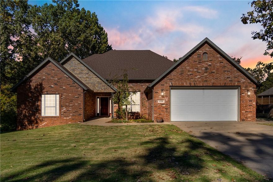 Stunning All-Brick Home on 1 Acre, Minutes from Downtown Rogers! The sprawling layout is designed for comfort and flow. You’ll be immediately captivated by the spacious, light-filled split-bedroom floor plan, featuring luxurious granite countertops that anchor the heart of the home. Step outside onto the deck, to your private oasis for relaxation or entertaining. must-see! Includes a valuable one (1) year home warranty package for total peace of mind and $5,000 closing costs. Instant Equity as well! This home is listed below its professional appraised value, meaning you build equity from day one of ownership. A smart investment opportunity that won't last long. For the aspiring chef, this home offers an exciting opportunity: it's already plumbed for a gas cooktop, making an easy conversion from the current electric cooktop to your dream setup! Plus, enjoy the comfort of newer carpet and fresh, neutral paint throughout!