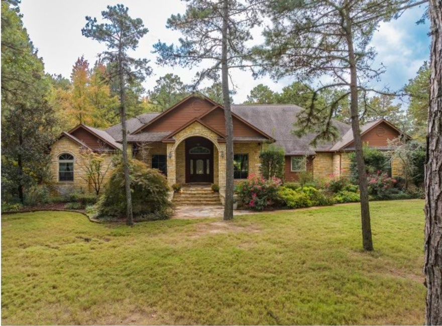 Outstanding Estate, 2 story home on 9.57 immaculate acres. Pond, gated entry, security system, irrigation system, flagstone abounds! Saltwater pool surrounded by lots of flagstone, 5800 sq ft. shop building with commercial overhead doors and bathroom. RV site, and lots more amenities.