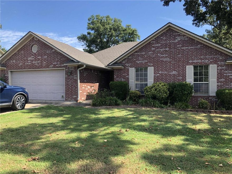 UPDATED with new paint, new carpet, new roof, new CH&A and ready to move in. This 3 bdr, 2 bth brick home offers a Jaccuzzi tub in the master, trey ceilings, a small office area & privacy fenced back yard & double garage.  Pottsville School District.