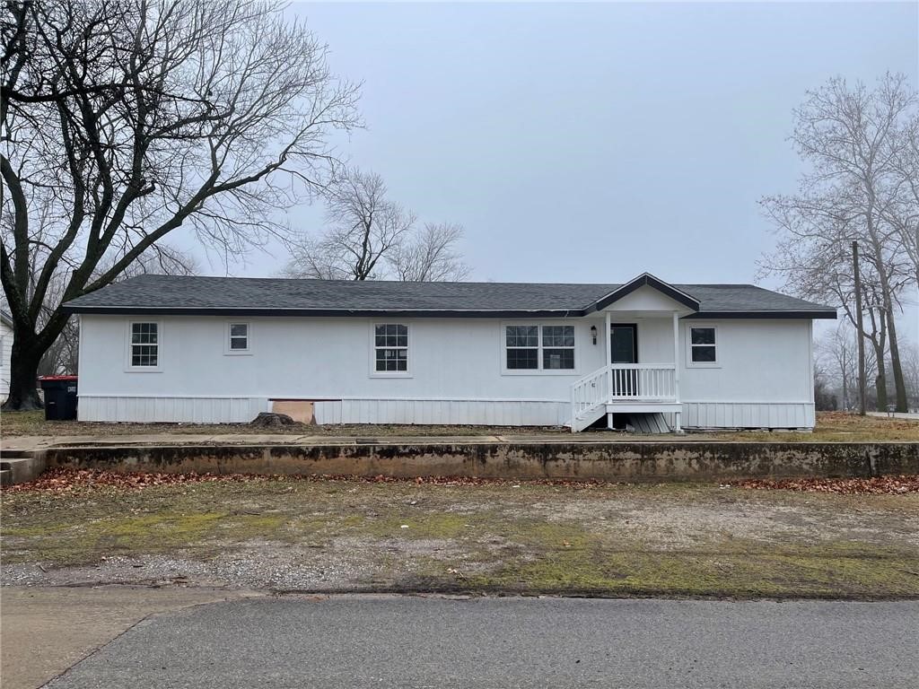 This house is a fixer-upper. The owner has done a lot of work. It needs an AC unit, a furnace, and kitchen cabinets. It has new paint, plumbing, electricity, flooring, windows, water heater, and the roof was installed in 2022, the house is in a great location, but may not go FHA, go and show