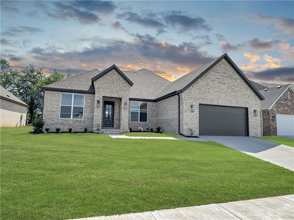 Beautiful Princeton 3 Plan with 3 bedrooms, 2 bathrooms, and a 2-car garage in Henderson Park, our newest Community located in Fayetteville! This Community is currently under construction and homes will be ready Spring 2024. Our homes will be 4-sided Brick. The Kitchen will have an oversized kitchen island, quartz countertops and 42-inch upper cabinets with top molding with an Upgraded Stainless steel appliance package. The Living room will have a Beautiful Gas Fireplace. LED lighting throughout! 2-inch blinds throughout! Ceiling fans! High efficiency air conditioner system with Programmable WI-FI thermostat! Tankless hot water heater! Covered Patio! Gutters included! Springdale Schools!